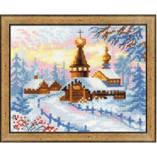 1326 Деревенский пейзаж. Зима